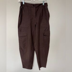 lululemon athletica utility cargo pants dark brown size 26